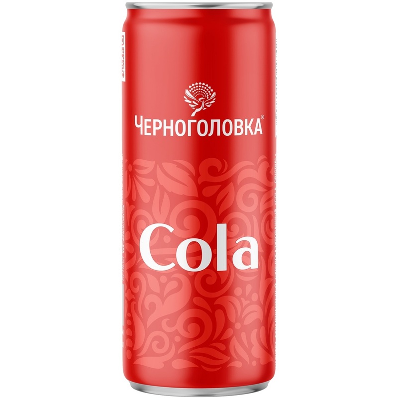 Изображение товара Газированный лимонад Черноголовка Cola 0.33 литра классический вкус