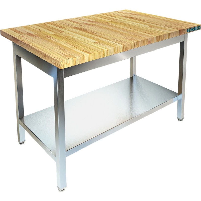 Изображение товара Производственный стол Техно-ТТ СП-333/1208 кондитерский со столешницей из бука