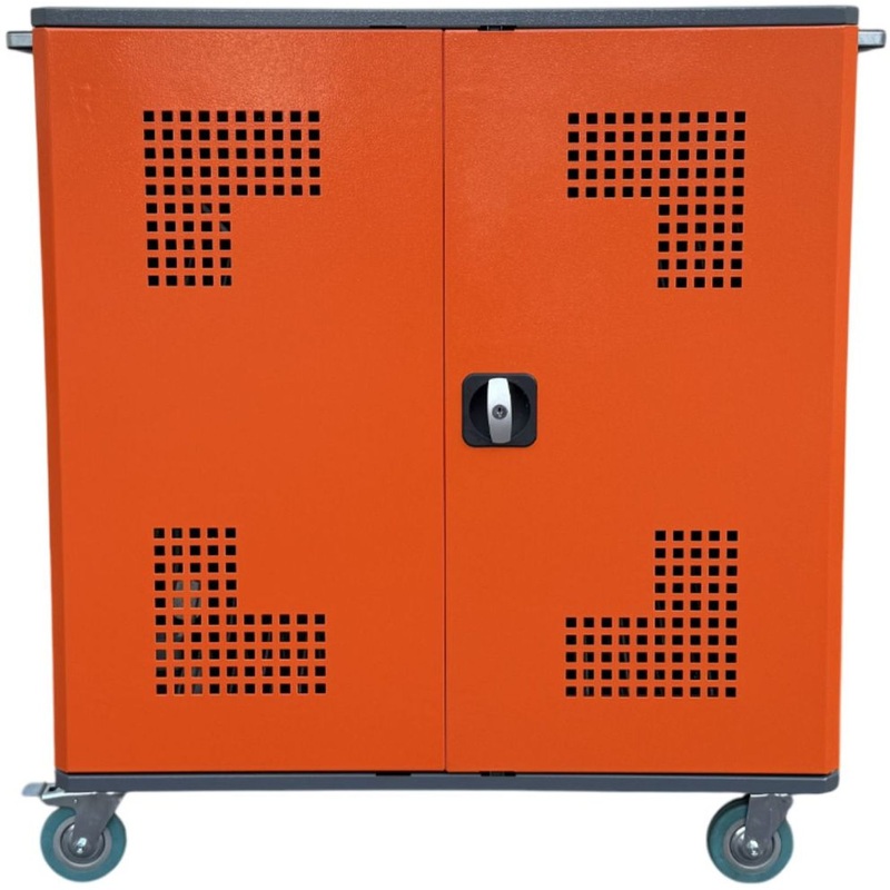 Изображение товара Тележка для ноутбуков Nout-30-A с защитой и зарядкой для учебных классов