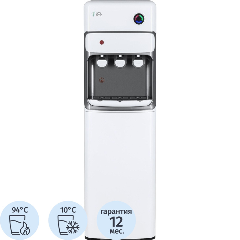 Изображение товара Кулер для воды Ecotronic K30-LXE белый нагрев и охлаждение для дома и офиса