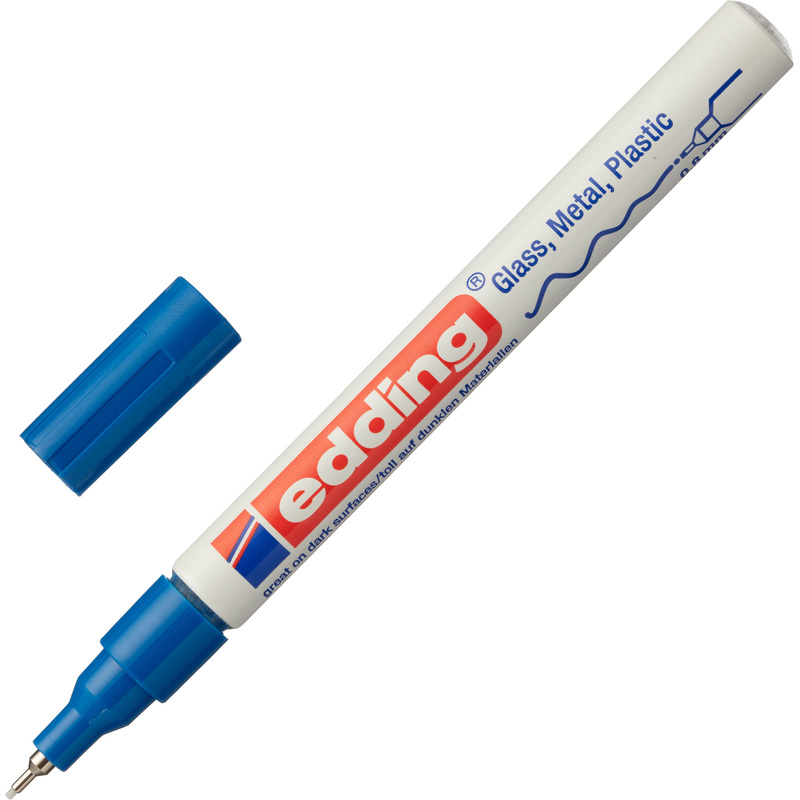 Изображение товара Маркер промышленный перманентный Edding E-8010 для рентгеновских пленок белый 0.8 мм