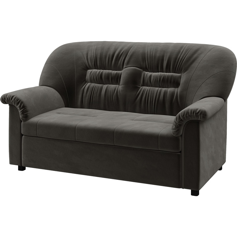 Изображение товара Двухместный раскладной диван Chelsea P2-r серый ткань для офиса и отдыха