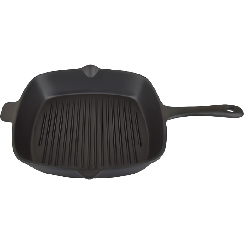 Изображение товара Чугунная сковорода гриль P.L. Proff Cuisine 26х26 см для индукции и гриля
