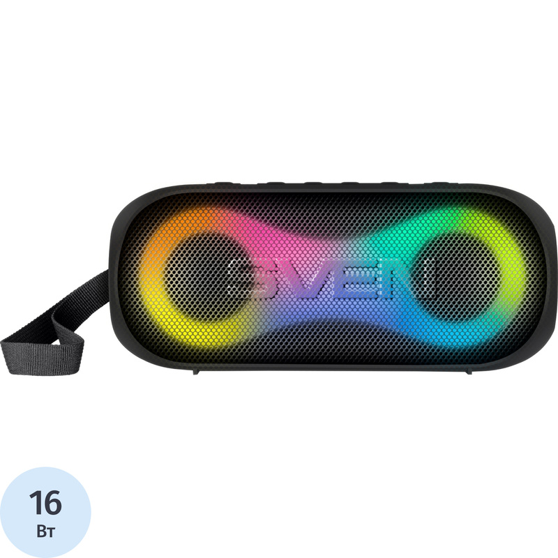 Изображение товара Акустическая система Sven PS-165 портативная Bluetooth колонка черная