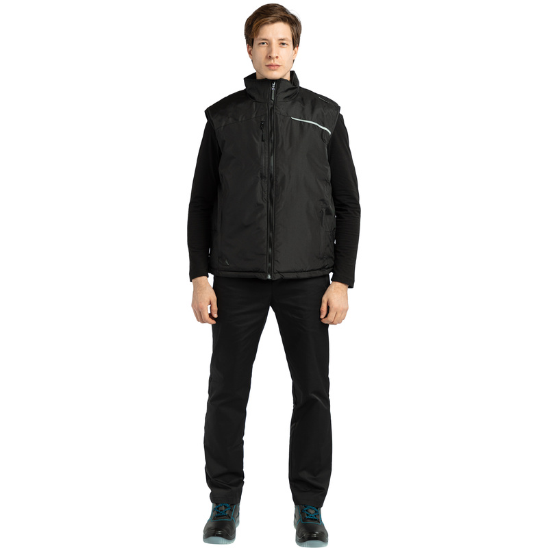 Изображение товара Жилет рабочий утеплённый Delta plus FIDJI3 чёрный