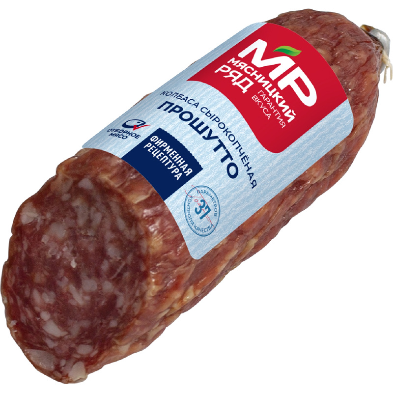 Изображение товара Мясницкий ряд Прошутто сырокопченая колбаса 200 г высокого качества РФ