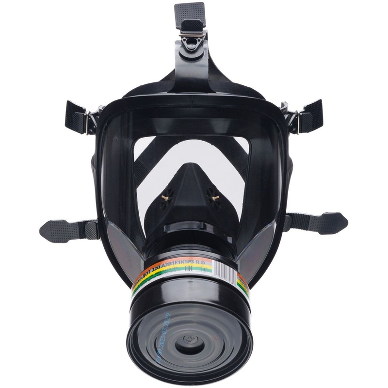 Изображение товара Противогаз промышленный фильтрующий Дот 320 А2В1Е1К1Р3 R D с маской МАГ категория 2