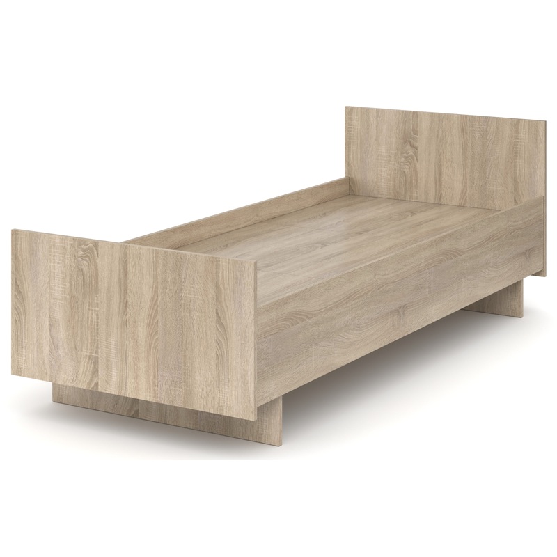 Изображение товара Кровать МДО из дуба сонома 800x2000 мм ЛДСП Россия дизайн современный