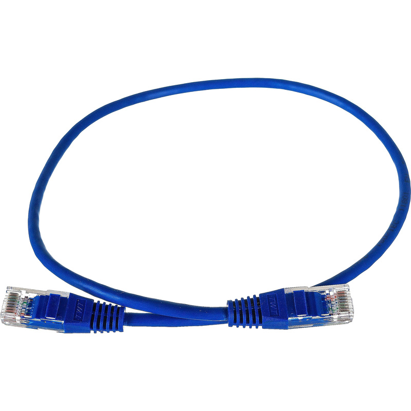Изображение товара Патч-корд витая пара TWT TWT-45-45-0.5-BL cat 5e 0.5 м с RJ-45