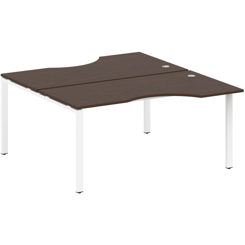 Изображение товара Рабочая станция Metal System Style БП.РАС-СА-2.1 венге цаво белый 1600x1835x750 мм