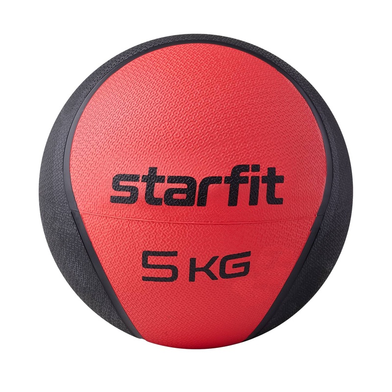 Изображение товара Медбол Starfit GB-702 5 кг красный (высокая плотность)
