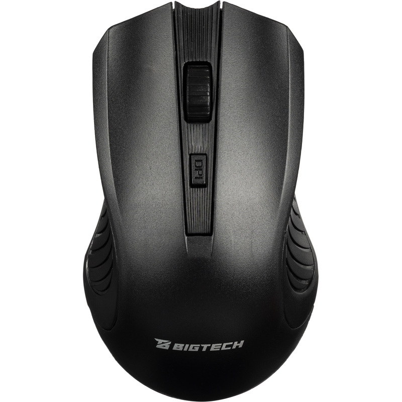 Изображение товара Беспроводная мышь BigTech ProMega jet BT-JWM-001/C-WM603 чёрная USB Радио 1600 dpi