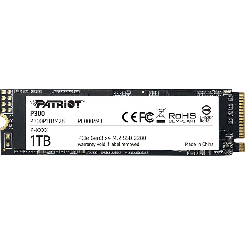 Изображение товара SSD накопитель Patriot Memory P300 1 ТБ M.2 PCI-E 3.0