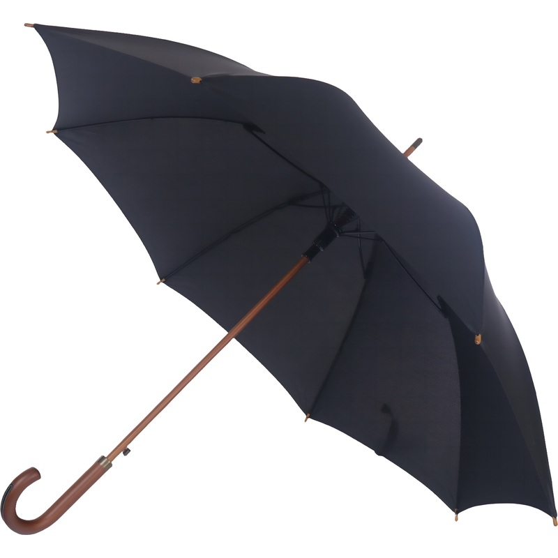 Изображение товара Зонт мужской Trust полуавтомат чёрный (16860)