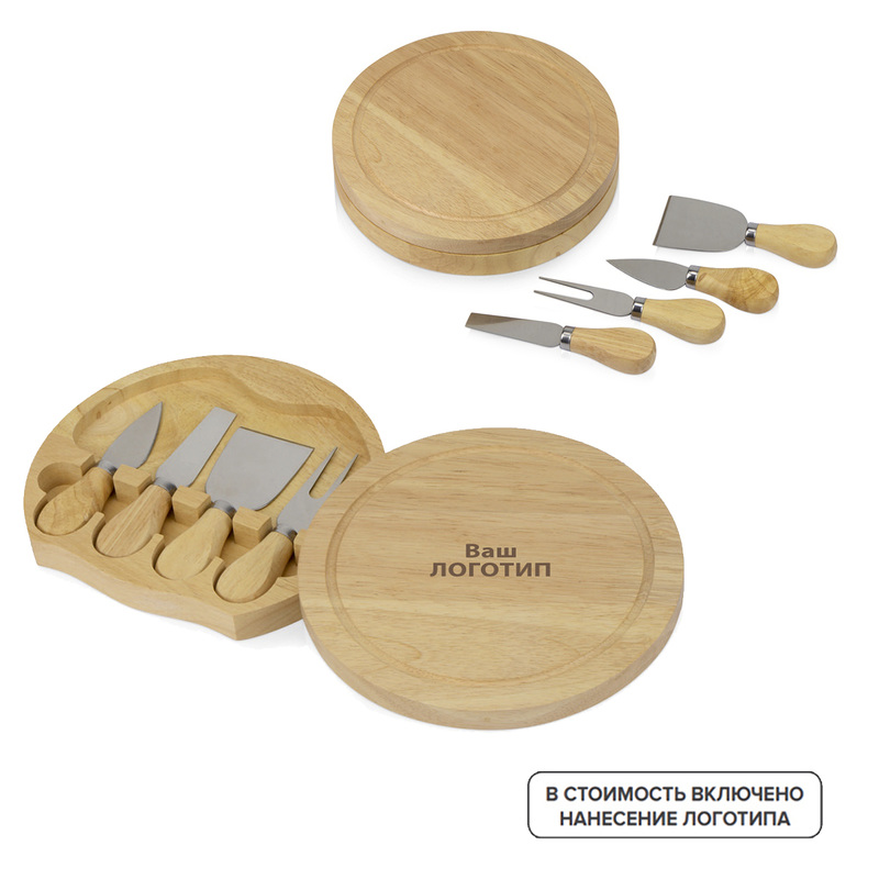 Изображение товара Подарочный набор для сыра Reggiano с гравировкой, 12 штук в упаковке