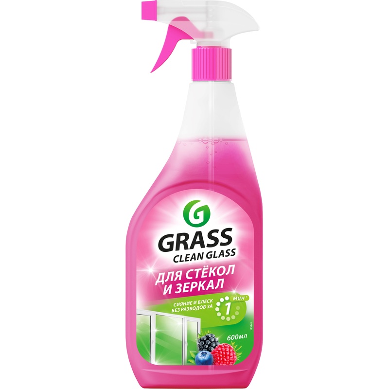 Изображение товара Средство для стекол и зеркал Grass Clean Glass Лесные ягоды 600 мл