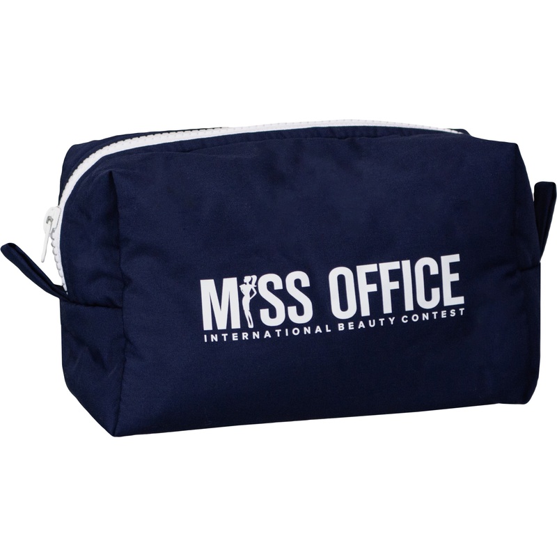 Изображение товара Косметичка из полиэстера синяя Secret office bag компактная и стильная