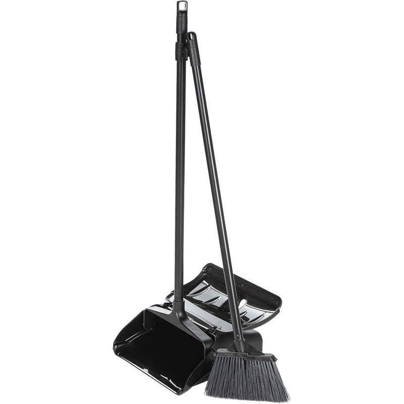 Изображение товара Комплект для уборки ЭкоКоллекция с щеткой и совком черный