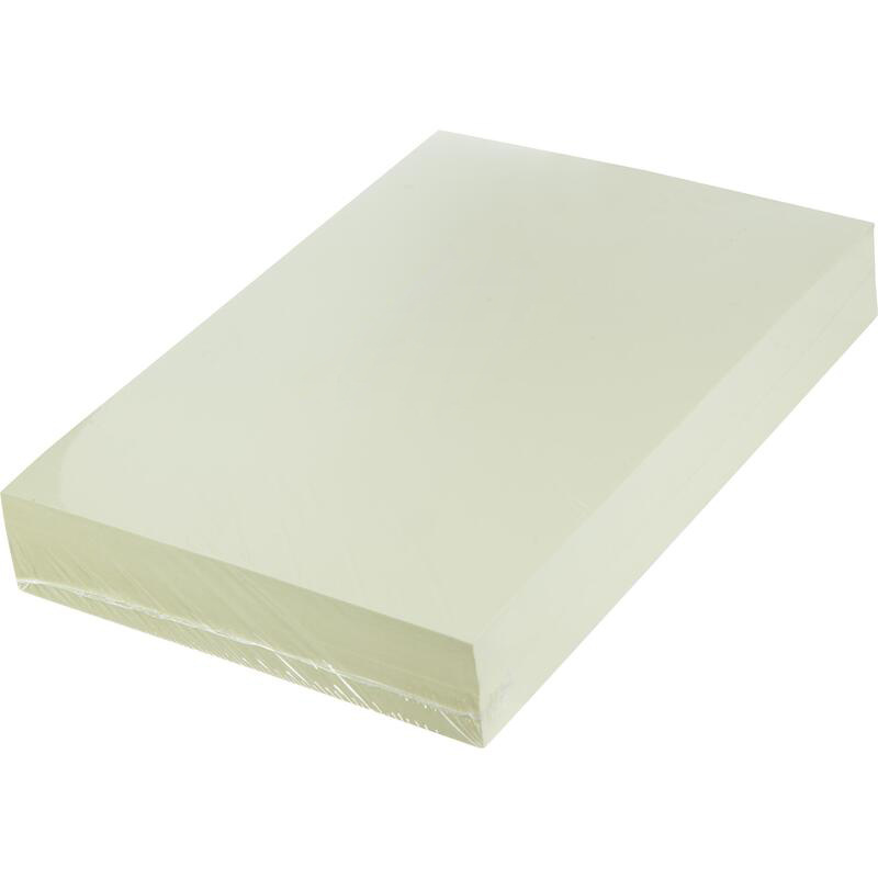 Изображение товара Бумага цветная соломенно-жёлтая пастель А4 75 г/кв.м 500 листов