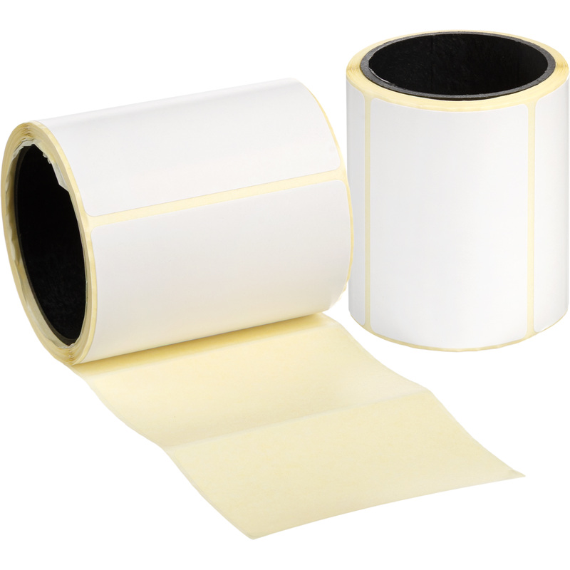 Изображение товара Термотрансферные этикетки 40х58 мм бумажные полуглянцевые с усиленным клеем (диаметр втулки 76 мм, 100 этикеток)