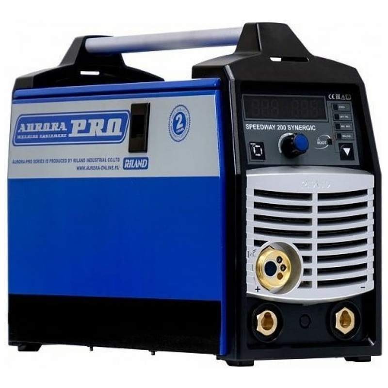 Изображение товара Сварочный инвертор Aurora Speedway 200 Synergic напряжение 220 В профессиональный