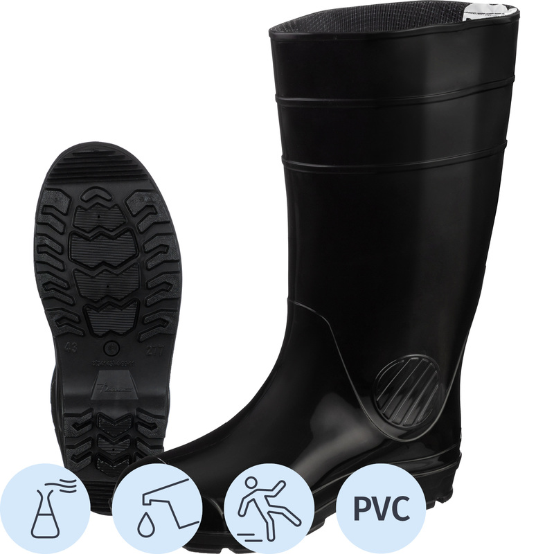 Изображение товара Рабочие сапоги Дарина Орел из ПВХ черные размер 43 защитные надежные