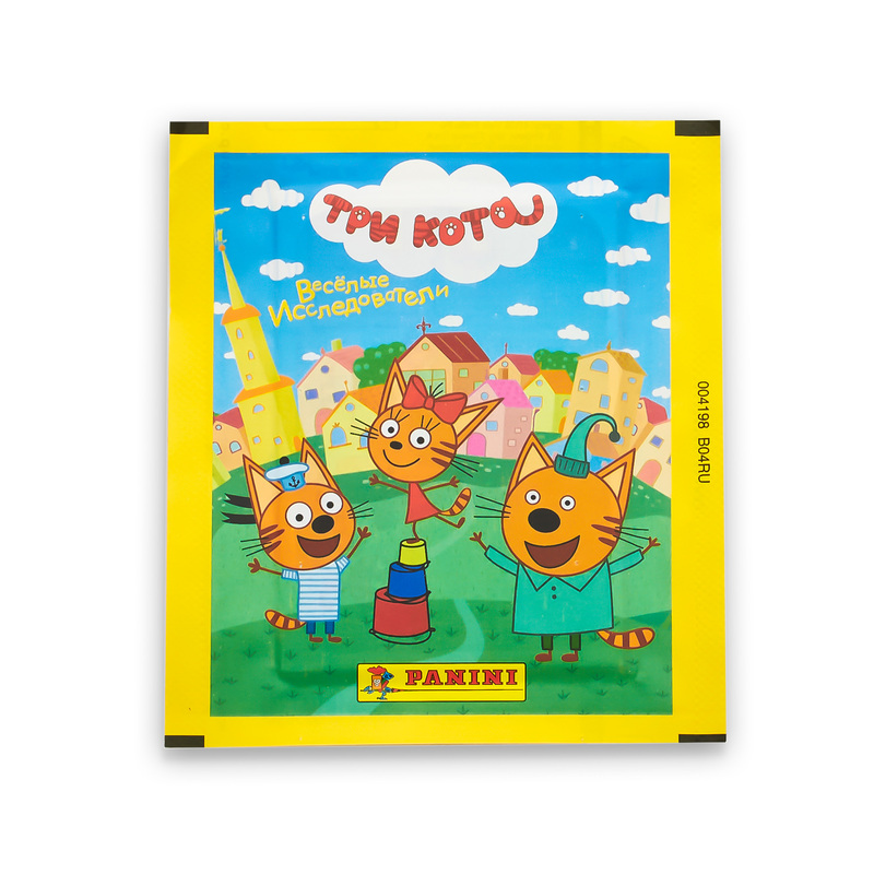 Изображение товара Наклейки детские коллекционные Panini Три Кота (5 штук в пакетике)
