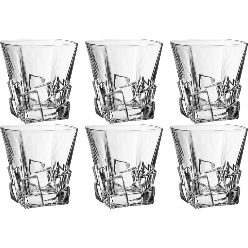 Изображение товара Стакан олд фэшн стеклянный MGline Призма 330 мл 6 штук