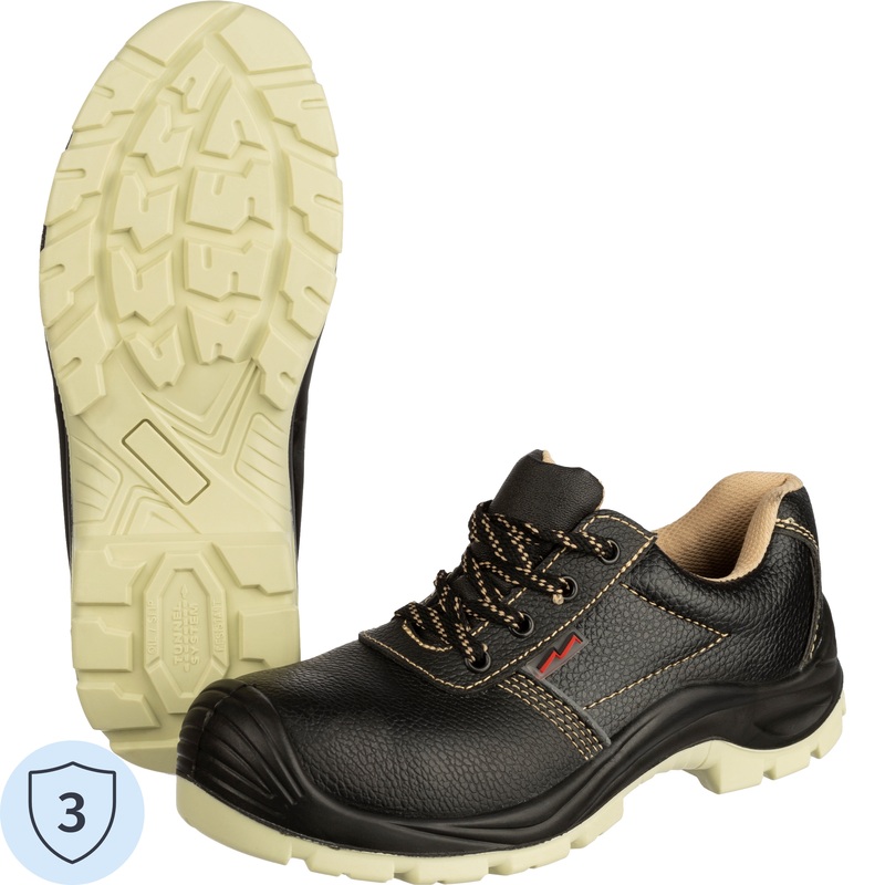 Изображение товара Рабочие полуботинки летние из искусственной кожи ПУ-ТПУ черные 40