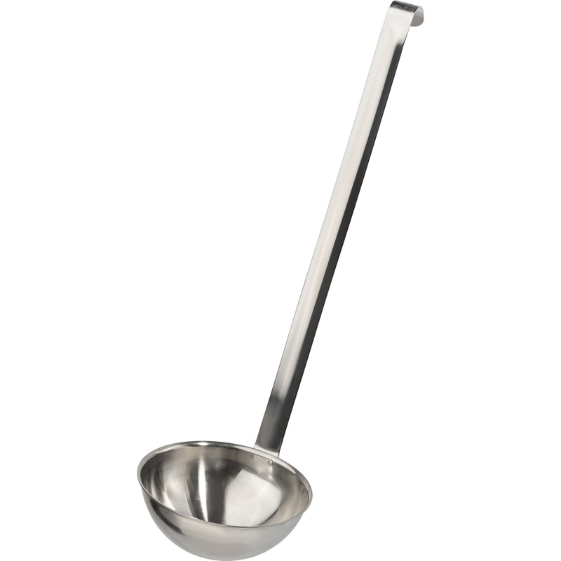 Изображение товара Ложка разливательная Amet нержавеющая сталь 48 см для профессиональной кухни
