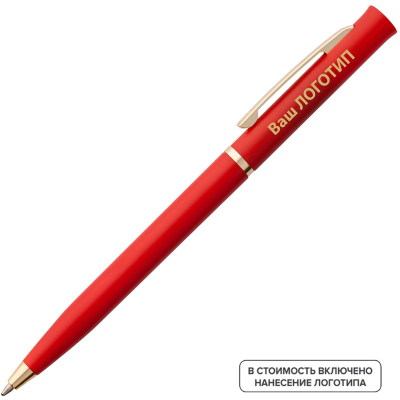 Изображение товара Ручка шариковая автоматическая EuroGold с логотипом синяя 200 штук