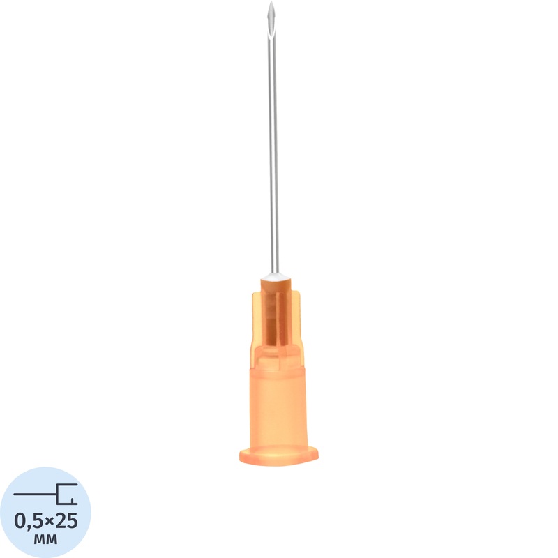 Изображение товара Игла инъекционная SFМ 25G 0.5х25 мм стерильная 100 шт