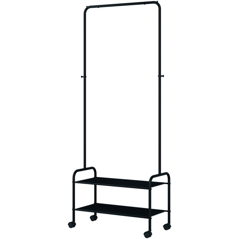 Изображение товара Вешалка гардеробная ВГВ 22М чёрная 695х300х1615 мм