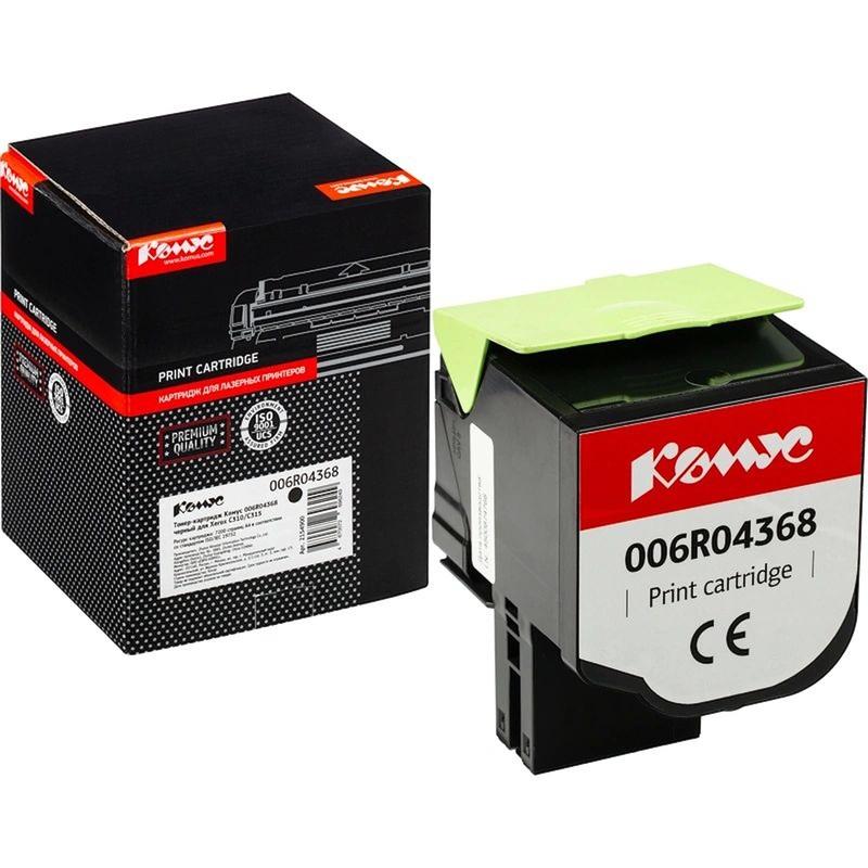 Изображение товара Уценка. Тонер-картридж Комус 006R04368 для Xerox чёрный совместимый