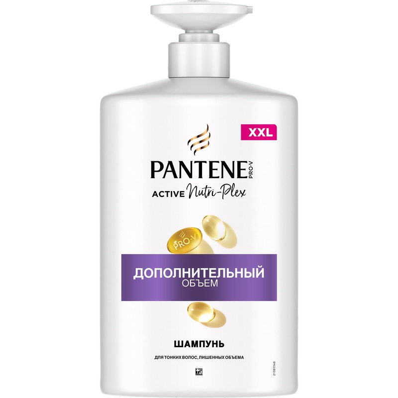 Изображение товара Шампунь Pantene Pro-V Дополнительный объём 900 мл для окрашенных и повреждённых волос