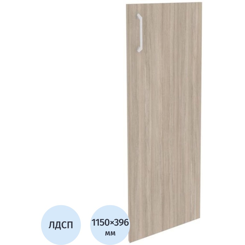 Изображение товара Дверь средняя правая Onix O.D-2(R) ЛДСП дуб аттик 396х1150 мм