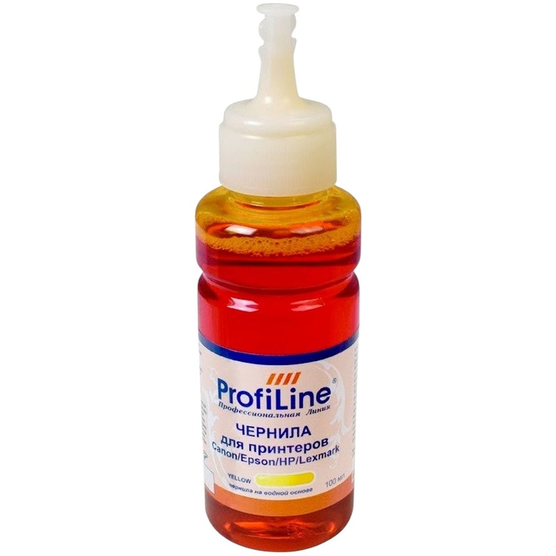 Изображение товара Чернила Profiline Premium для Canon/Epson/HP/Lexmark желтые совместимые