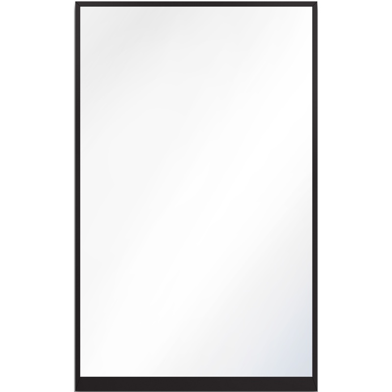 Изображение товара Зеркало настенное Глассвальд-8 в черном цвете 500х807 мм