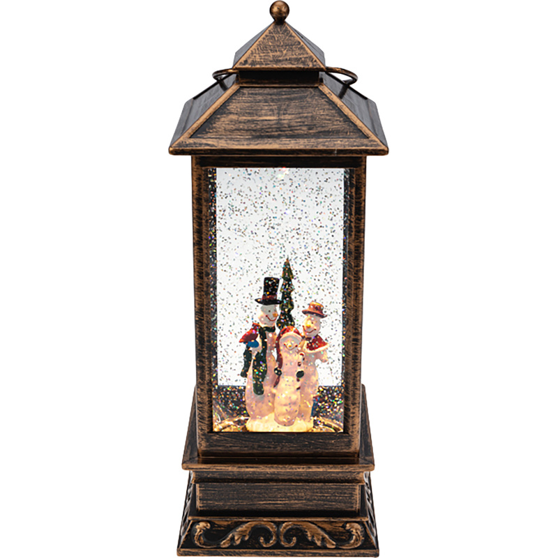 Изображение товара Фонарь декоративный Neon-Night с эффектом снегопада 14х14х31 см