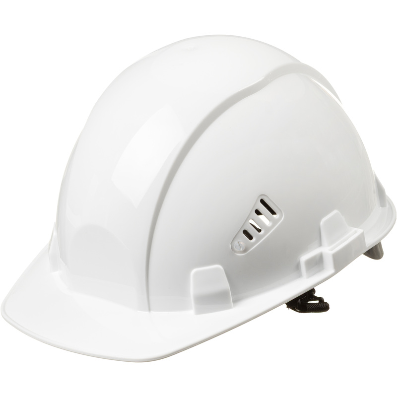 Изображение товара Каска защитная TOPFORT Стандарт 201 белая с храповым механизмом