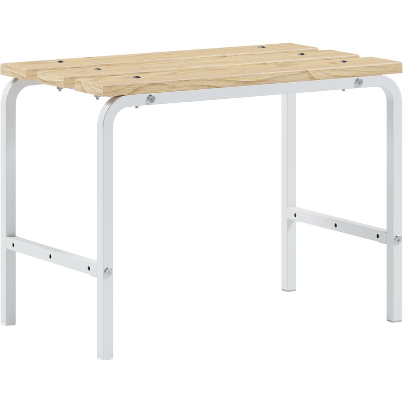 Изображение товара Скамья для раздевалок Металл-Завод сосна, металл и дерево, 500x350x450 мм