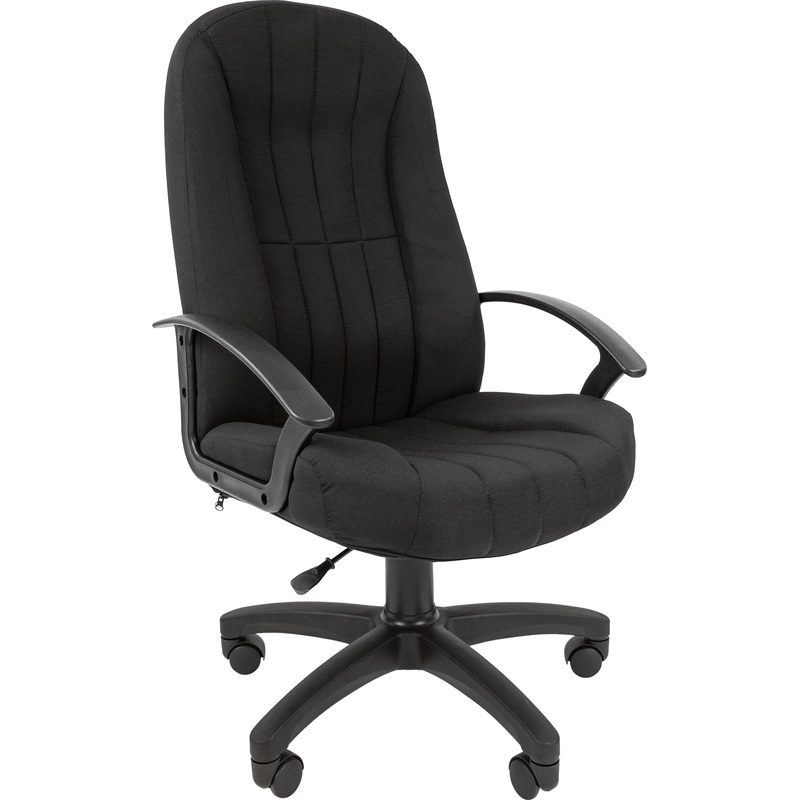 Изображение товара Кресло для руководителя СТ-85 чёрное (ткань, пластик)