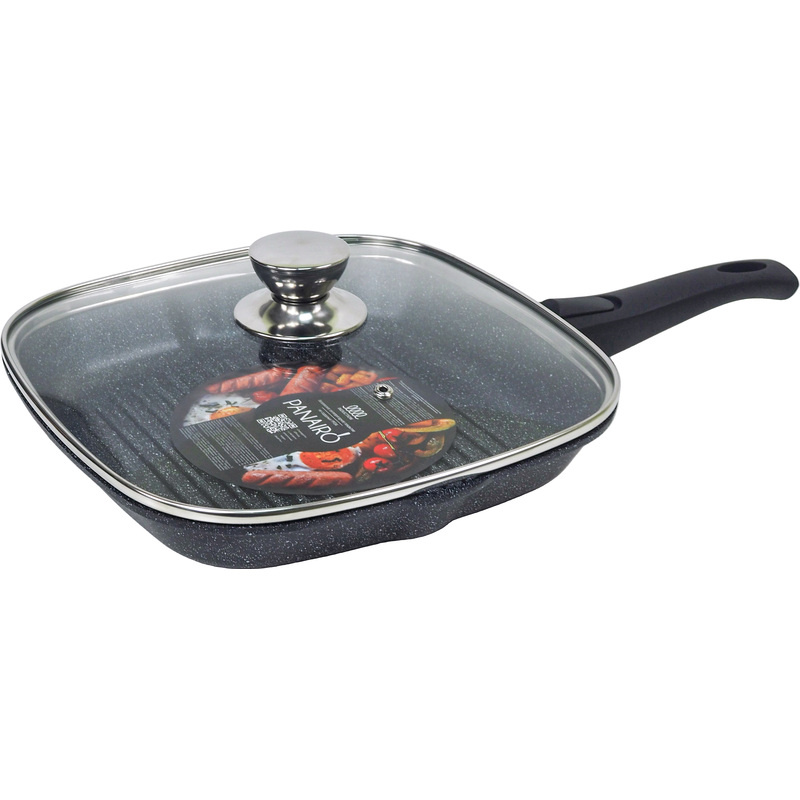 Изображение товара Сковорода-гриль Panairo Raitens induction 27х27 см антипригарное покрытие