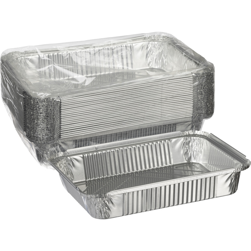 Изображение товара Алюминиевые прямоугольные формы Горница 402-678 1040 мл 25 шт Россия