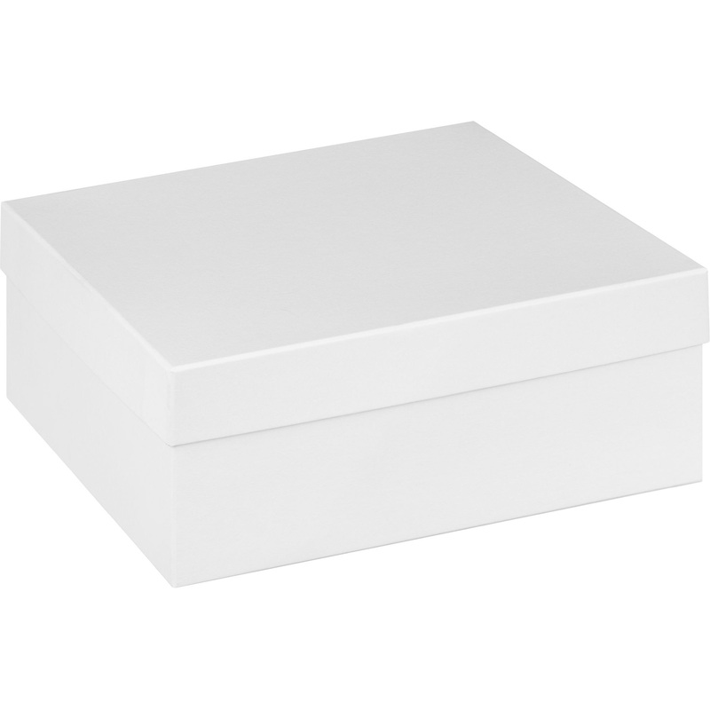 Изображение товара Подарочная коробка Recollection белая 25.6x22.6x10.3 см для подарков и сувениров