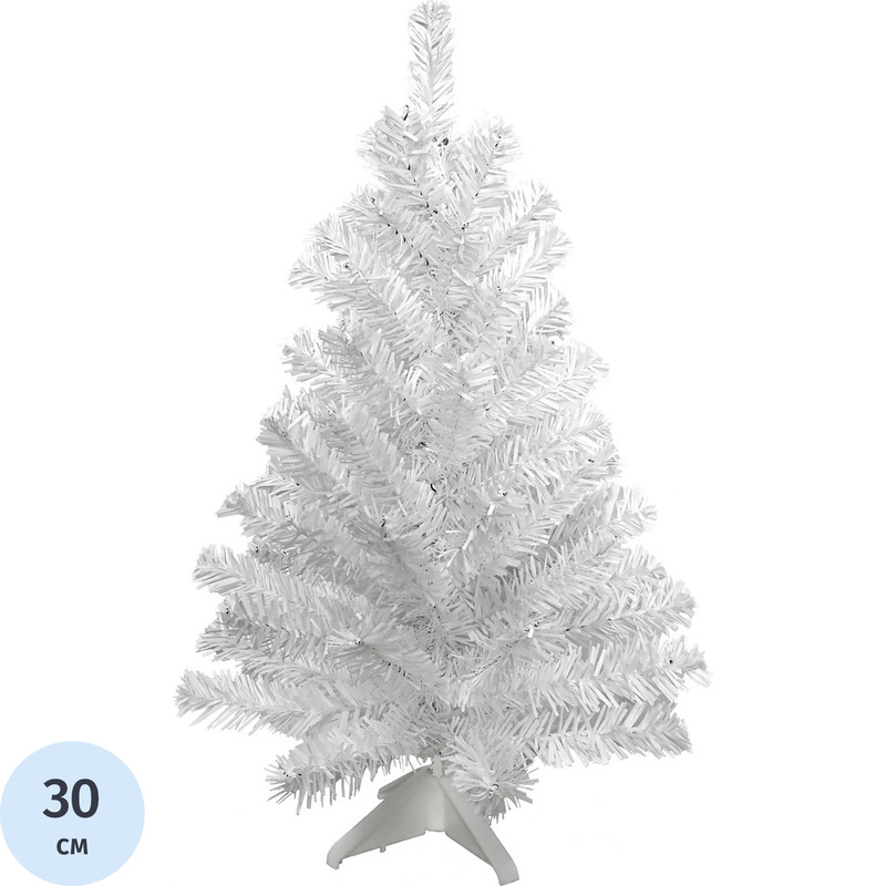 Изображение товара Искусственная новогодняя елка Метелица настольная 30 см белая