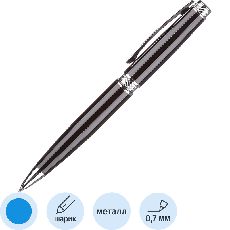 Изображение товара Шариковая ручка Attache Selection Desire черного цвета синий чернила