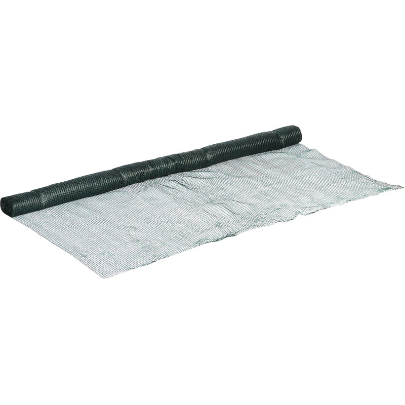 Изображение товара Сетка затеняющая фасадная 200 см x 50 м темно-зеленая защита от солнца и пыли