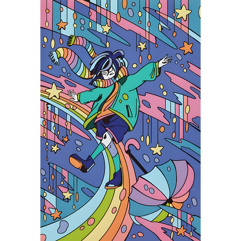 Изображение товара Картина по номерам Lori Аниме Звездные фантазии