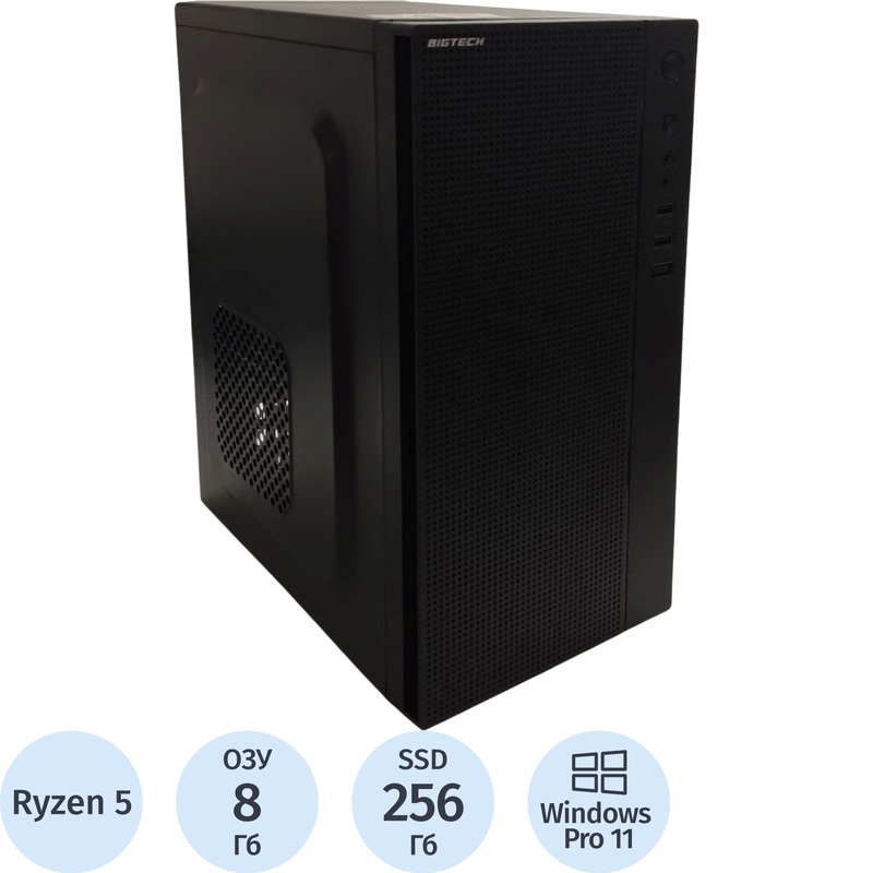 Изображение товара Уценка. Системный блок BigTech 5600G (С898420Ц) Изображение товара Уценка. Системный блок BigTech 5600G (С898420Ц)